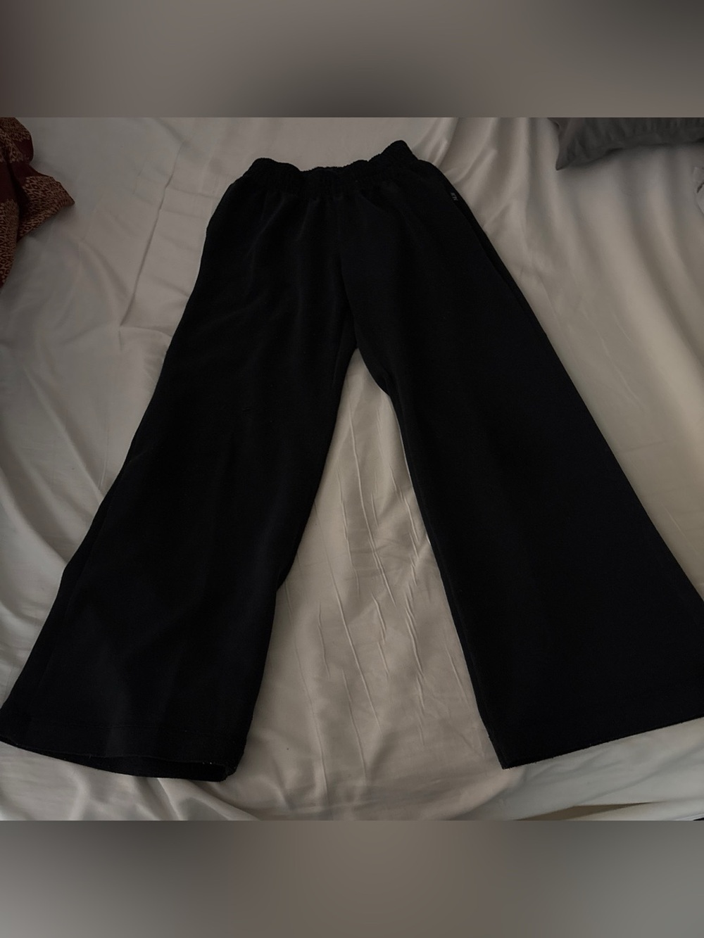 black wide sweatpants!